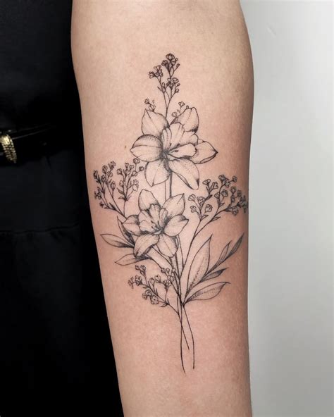 april flower tattoo designs|month flowers and birthstones tattoos.